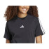 Camiseta adidas Mulher 3 Bandas Sj Preto/Branco