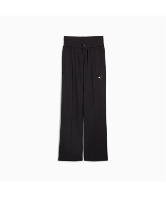 Calça Fitness Mulher by Puma Cloudspun Hw Wide Preto