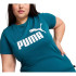 Camiseta Mulher Puma Essentials Logo Azul