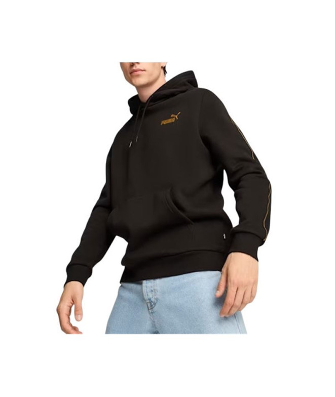 Sweat Homme Puma Ess Tape Minimal Gold Fl Black