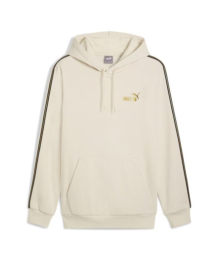 Sweat Homme Puma Ess Tape Minimal Gold Fl Beige Sweat Homme Puma Ess Tape Minimal Gold Fl Beige