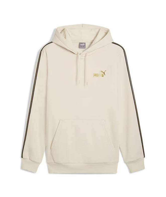 Sudadera Puma Ess Tape Minimal Gold Fl Hombre Beige