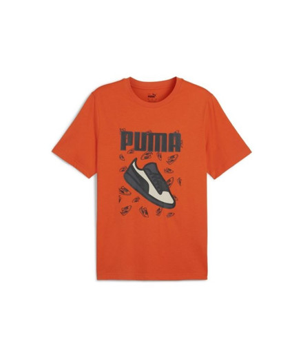 T-shirt Homme Puma Graphics Sneaker Orange