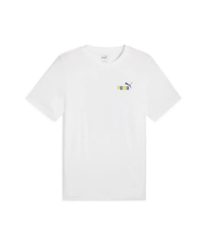 Camiseta Puma Graphics Puma Sports Club Hombre Blanco