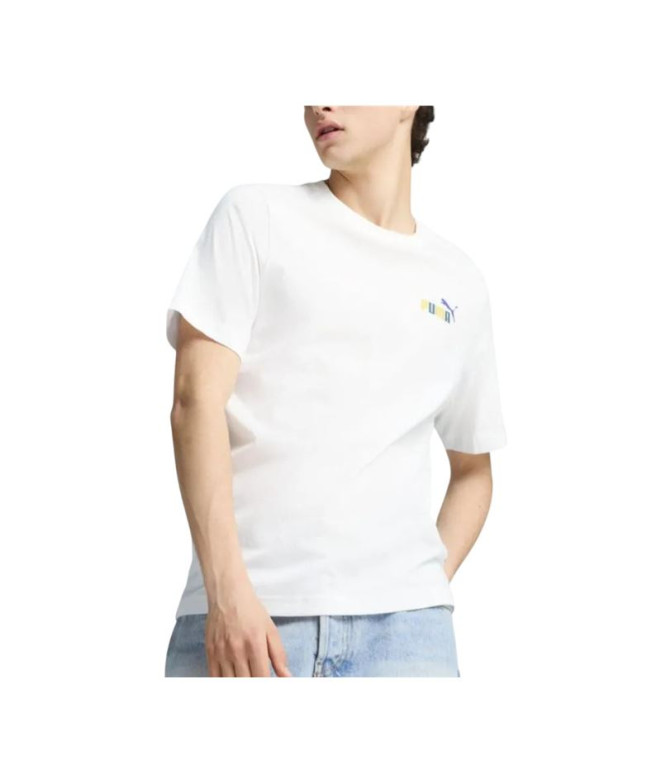 T-shirt Homme Puma Graphics Puma Sports Club White