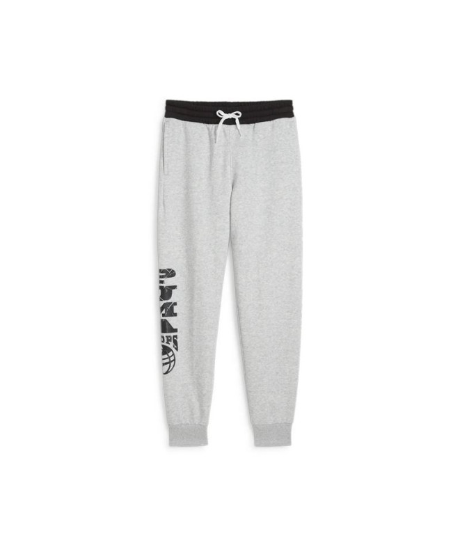 Pantalón de Baloncesto Puma Basketball Blueprint Pants Fl Niño