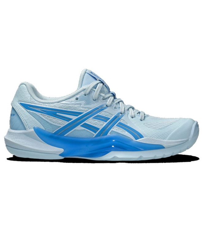 Chaussures Handball Femme by ASICS Powerbreak Ff Light Blue