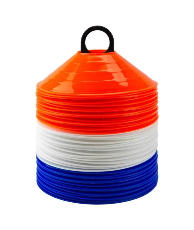 Set Zastor 60 Cônes Ag-605 Blanc/Bleu/Orange