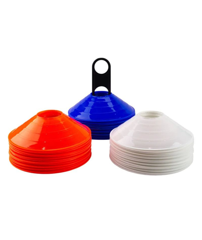 Set 60 Conos Zastor Ag-605 Blanco/Azul/Naranja