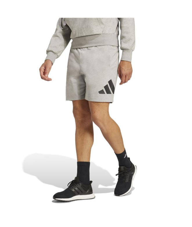 Pantalons adidas Homme Short Big Logo Gris/Noir