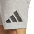 Calça adidas Homem Calções com logótipo grande cinzento/preto