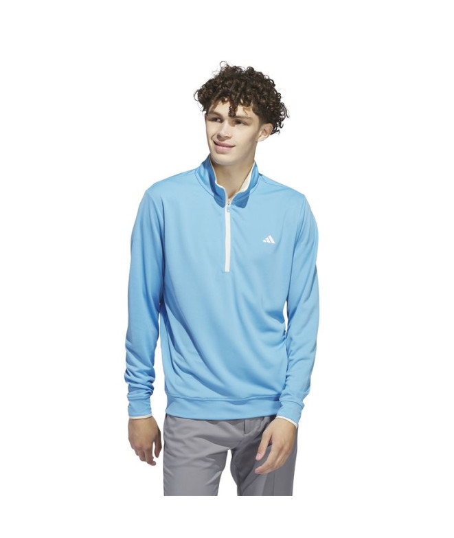 Sweat adidas Lightweight Half-Zip Blue homme
