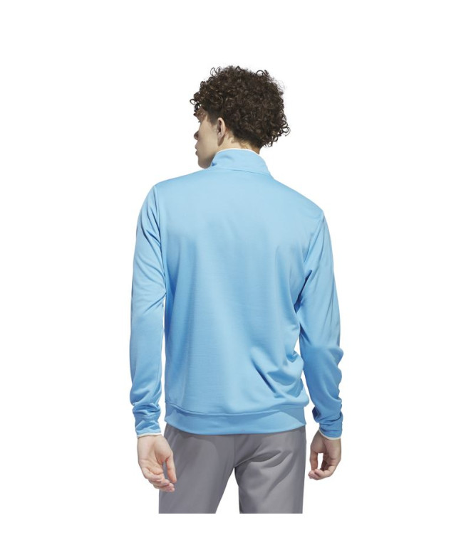 Sweat adidas Lightweight Half-Zip Blue homme