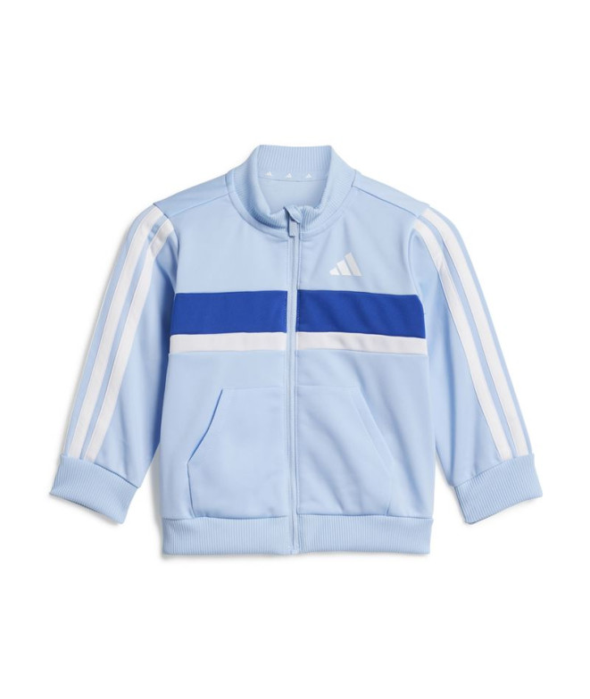 Survêtement adidas 3Bandas Tib Infant Bleu/Blanc