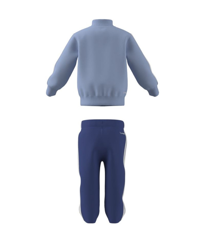 Chándal adidas 3Bandas Tib Bebé Azul/Blanco