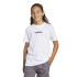 Camiseta adidas Linear 160 Infantil Branco/Preto