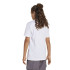 Camiseta adidas Linear 160 Infantil Branco/Preto