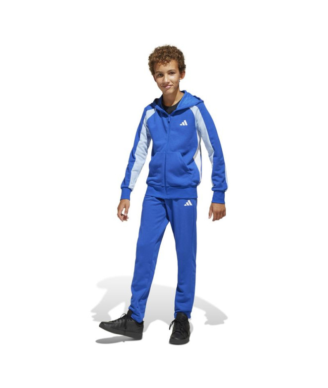 Chandal adidas Colorblock French Terry Enfant Bleu
