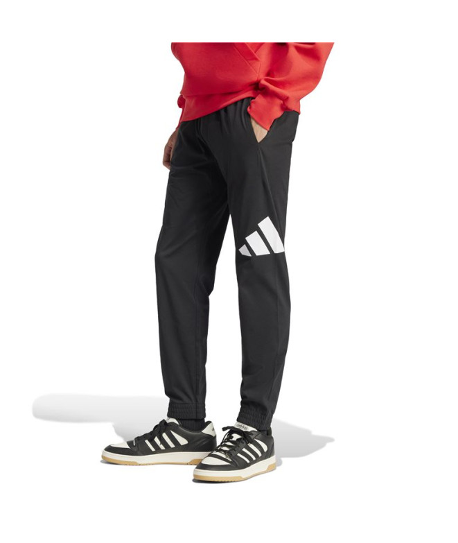 Calça adidas Homem Grande logótipo preto/branco