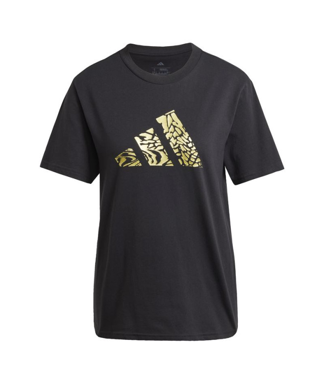 Camiseta adidas Mulher Preto Met