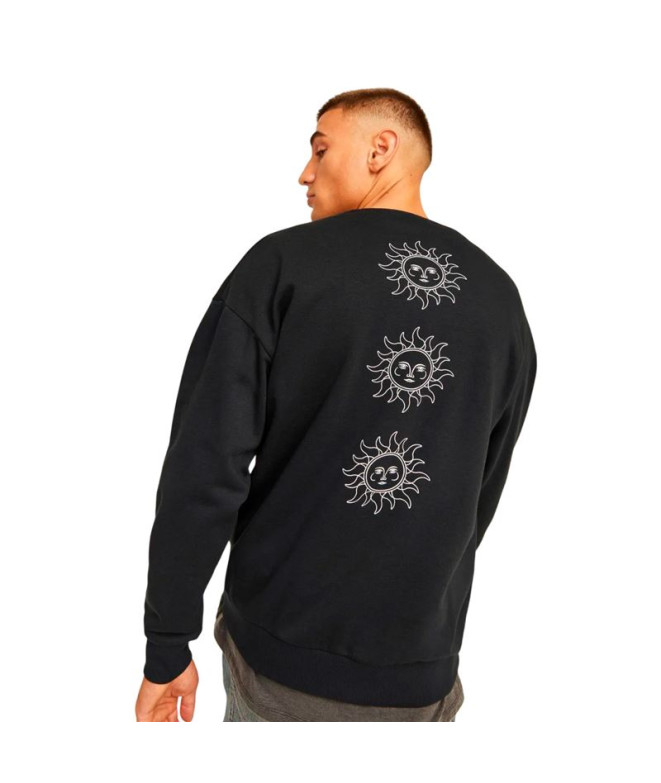 Sweat Homme Jack and Jones Jjmystic Noir