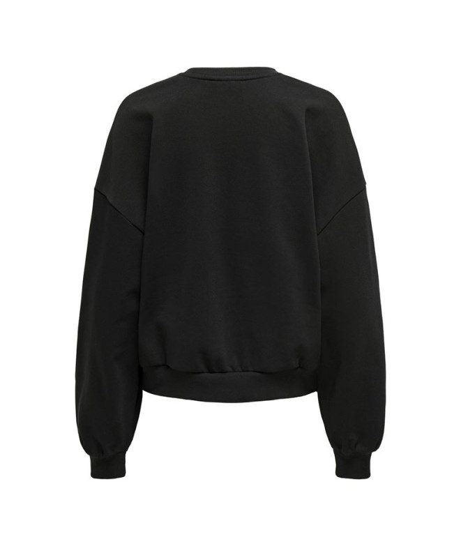 Sweat Only Onlkatya L/S Love Noir Femme