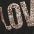 Moletom Only Onlkatya L/S Love Preto Mulher
