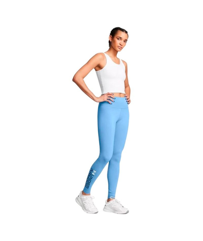 Mallas Under Armour Campus Graphic Mujer Azul