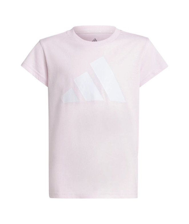 Camiseta adidas Menina Essentials Big Logo 160 Rosa