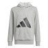 Moletom adidas French Terry Infantil Grande logótipo Hd Cinzento