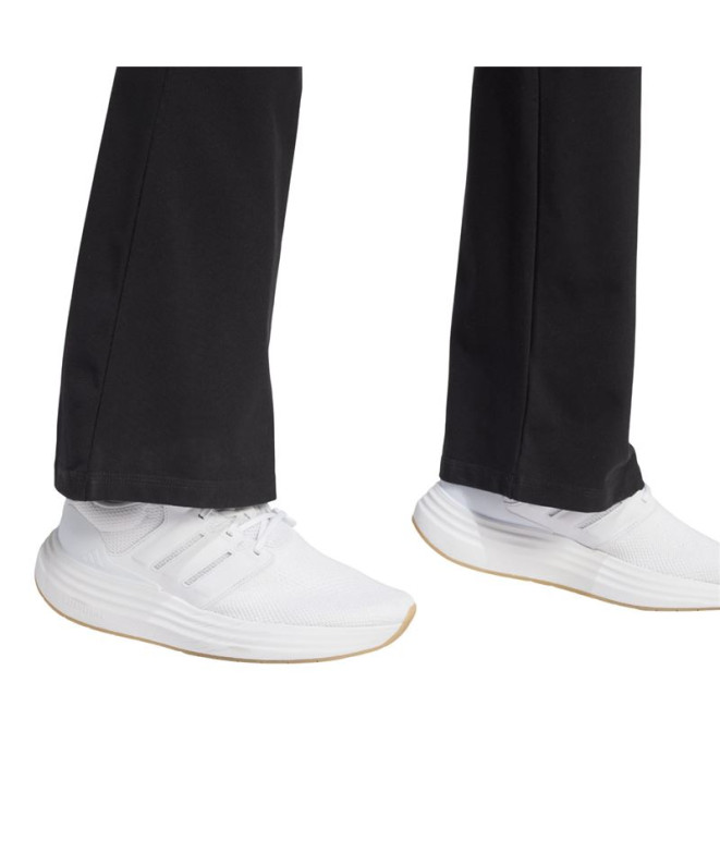 Mallas adidas Small Logo Flarleg Mujer Negro