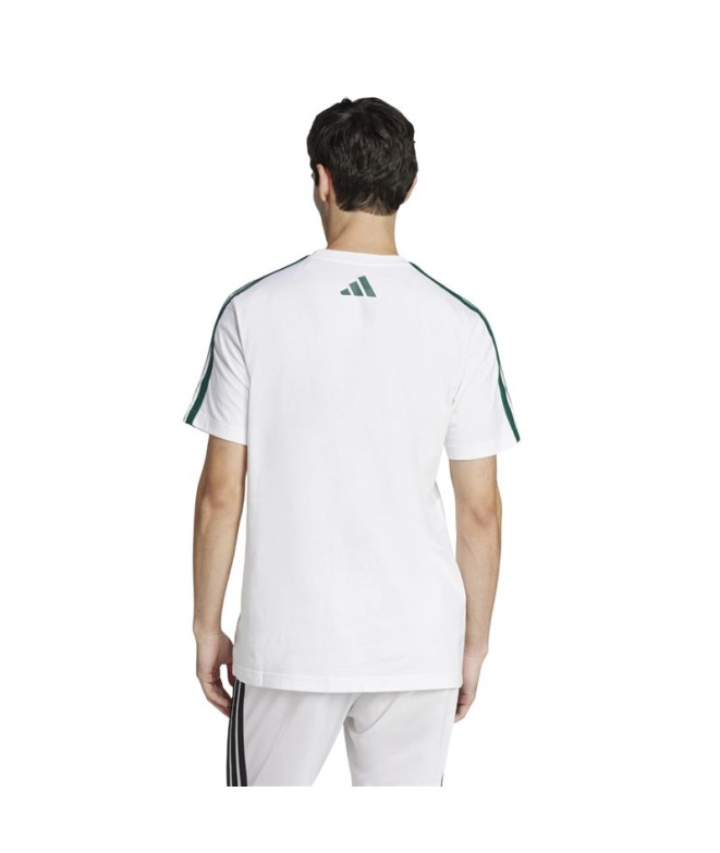 Camiseta adidas Colleg Hombre Blanco