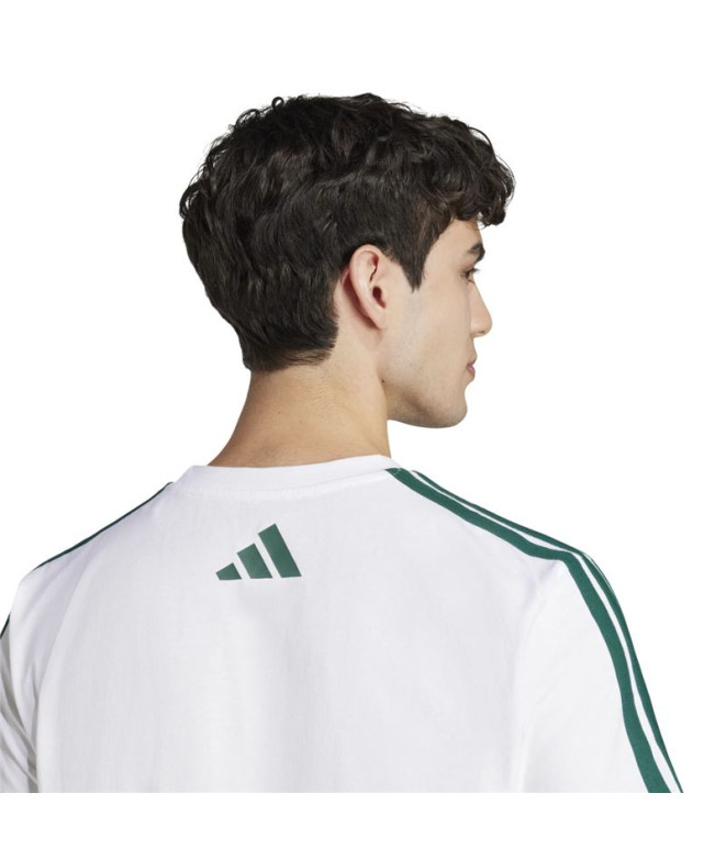 Camiseta adidas Colleg Hombre Blanco