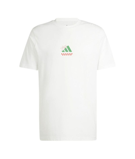 Camiseta adidas Homem Pizza branca