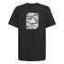 Camiseta adidas Menino Caixa Camo Preto