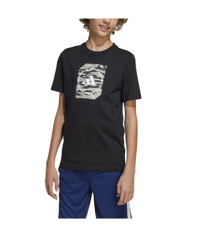 T-shirt adidas Enfant Boîte Camo Noir