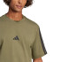 T-shirt adidas Homme 3Bands Vert foncé/Noir