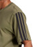 Camiseta adidas Homem 3Bands Verde escuro/preto