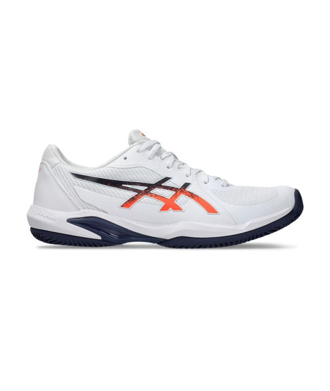 Sapatilhas Tênis Homem de ASICS Solution Swift Ff 2 Clay Branco/Laranja