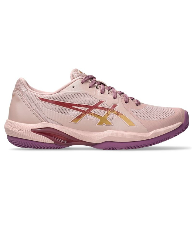 Sapatilhas Mulher padel ASICS Solution Swift Ff 2 Padel Rosa/Dourado