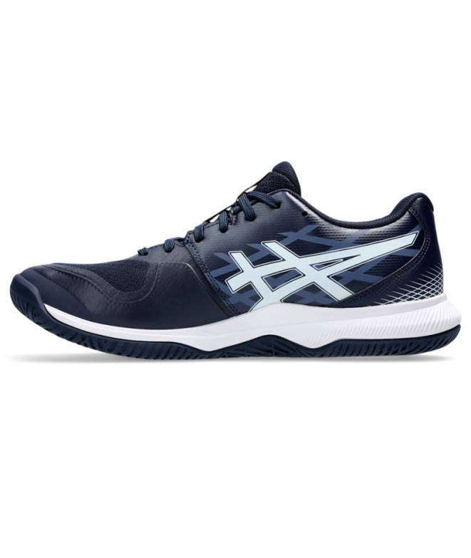 Chaussures Handball Gel Homme de ASICS Tactic 12 Marine Blanc