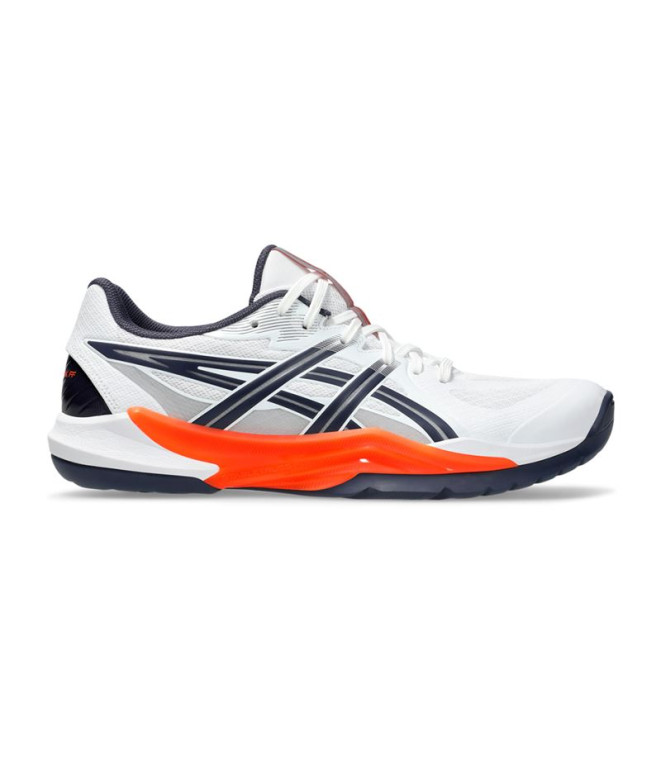 Sapatilhas Andebol Homem de ASICS Powerbreak Ff Branco/Laranja