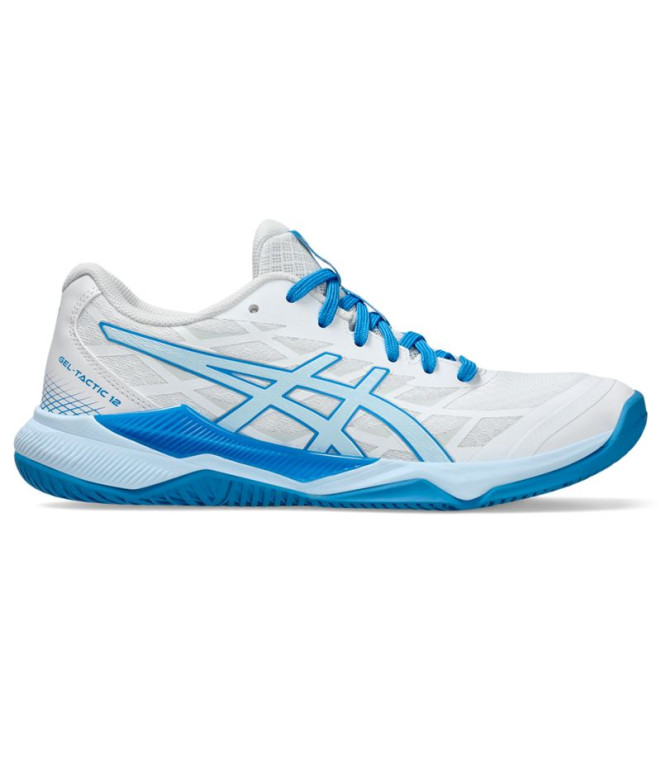 Sapatilhas Andebol Gel Mulher from ASICS -Tactic 12 Branco/Azul claro