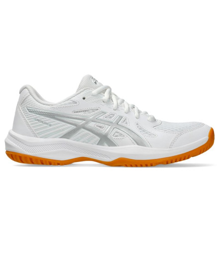 Chaussures Handball Femme by ASICS Upcourt 6 Blanc