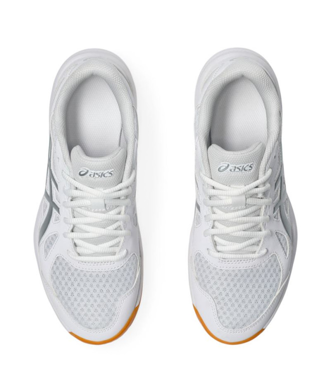 Chaussures Handball Femme by ASICS Upcourt 6 Blanc