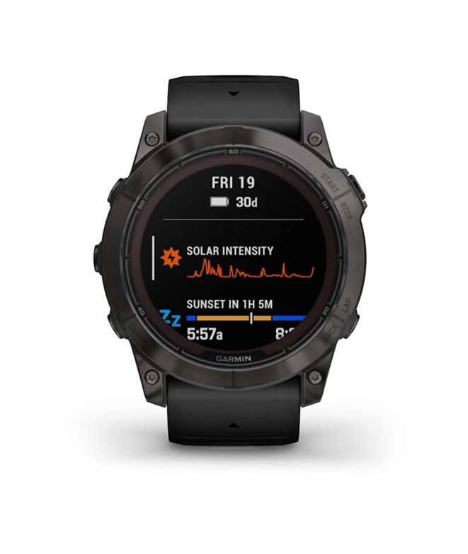 Reloj Garmin Fenix 7X Pro Saph Solar Gris Carbon