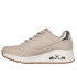Sapatilhas Skechers Uno - Shimmer Away Mulher Bege