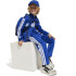 Chandal adidas Essentials 3Bandas Tiberio Enfant Bleu/Blanc
