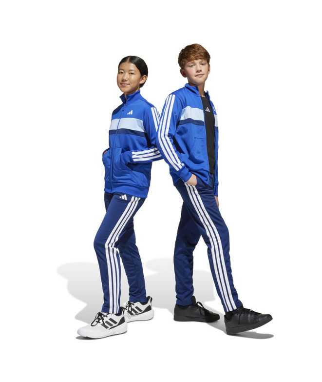 adidas Infantil Fato de treino de 3 riscas...