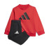 Chandal adidas Big Logo French Terry Jog Bébé Rouge/Noir